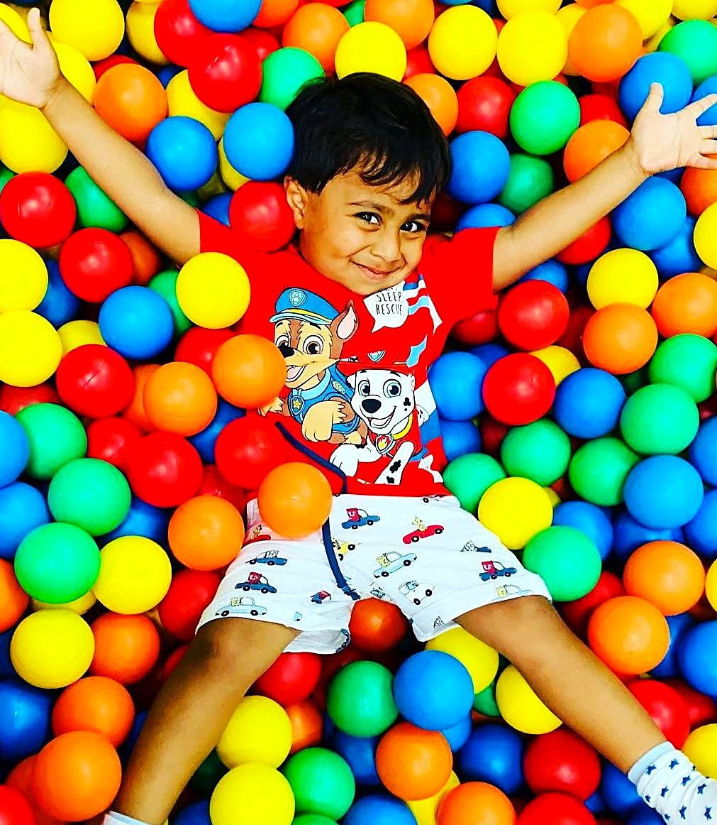 Ball-pit fun