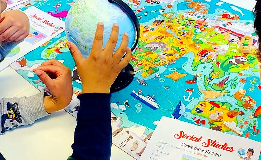 Exploring the world map