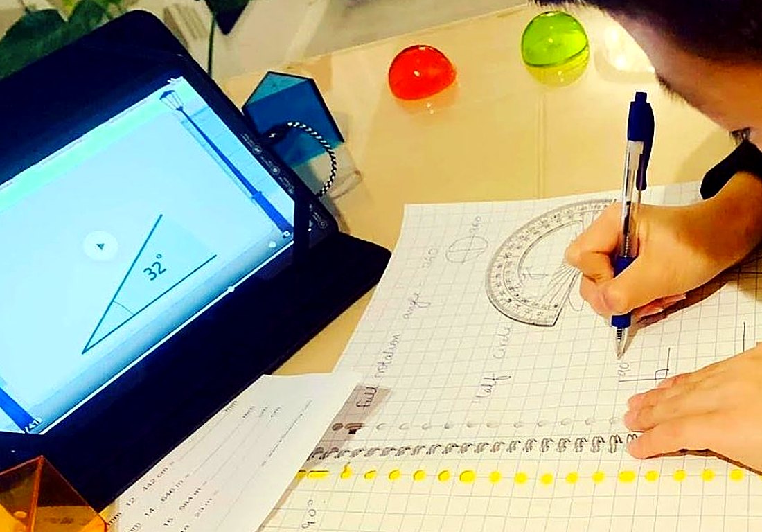 Angles with a protractor