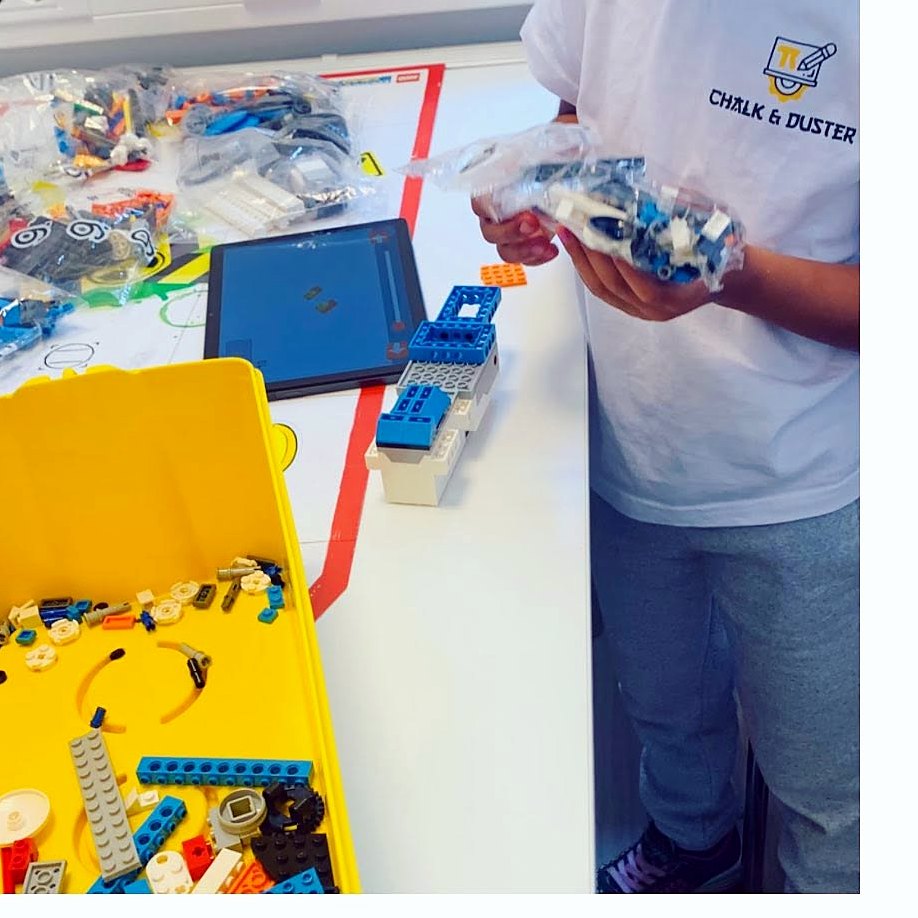 Unpacking a new robotics kit