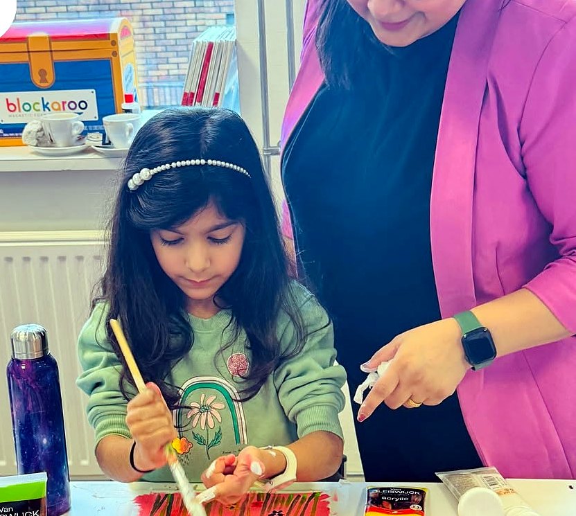 Painting with Ms. Praddy